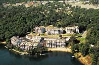 The condos at Lighthouse Cove in Lake Delton, Wisconsin