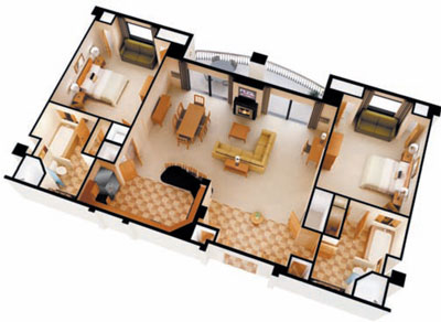 Platinum Las Vegas Marquis Suite floorplan